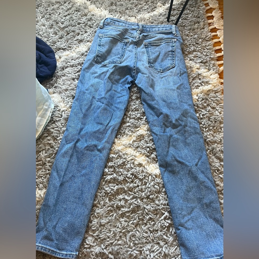 Just black denim jeans